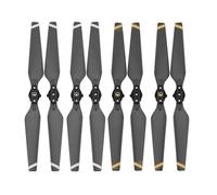 Lot de 8 hélices 8330 compatibles avec Le Drone DJI Mavic Pro, Pliables et à dégagement Rapide, Lames Rechange, Sens horaire antihoraire(Golden White Edge)