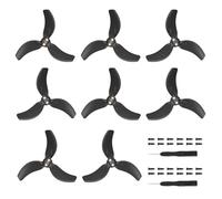 Lot de 8 hélices Avata 2 3032S de rechange à faible bruit pour drone DJI Avata 2 (noir)
