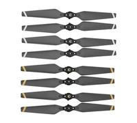 Lot de 8 hélices compatibles avec Les Drones DJI Pro. Système Fixation Rapide. Hélices Pliables 8330. Pièces Rechange for (Rotation horaire/antihoraire)(Black and Gold)