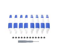 Lot de 8 hélices de rechange colorées, lames PC pour DJI Mini 4 Pro et Mini 3 Pro, accessoires faciles à installer améliorant la stabilité du vol