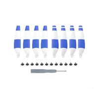 Lot de 8 hélices de rechange colorées pour DJI 4/3 Pro, lames en matériau PC haute performance avec design à faible bruit pour une meilleure stabilité de vol et (B)