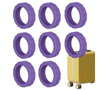 Lot de 8 Housses de Protection pour Roue de Bagages en Silicone, faciles à