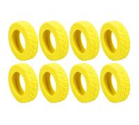 Lot de 8 housses de protection pour roues de bagages, Jaune, Consulte la descripción, Voir description