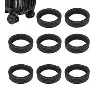 Lot de 8 housses en silicone pour valises, protection du compartiment de | , protections de bagages à main roulantes | pour e, Grand huit, Consulte la descripción, Voir description
