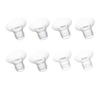 Lot de 8 inserts de bride pour tire-lait et accessoires compatibles avec bride de tire-lait Momcozy Lansinoh/Spectra/Haakaa/Nullie/Medela (21/19/17/15 mm)