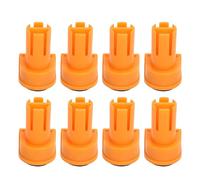 Lot de 8 inserts de frein antidérapants en nylon EVA pour banc de travail du bois avec corps en nylon à impact, coussinets en caoutchouc non destructifs pour outils de serrage et