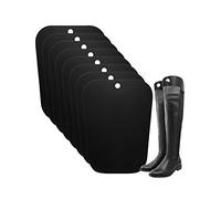 Lot de 8 inserts en forme de bottines pour homme et femme, Noir, m