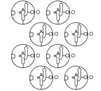 Lot de 8 joints de cuve de carburateur pour Nikki 698781 - Compatible avec les tondeuses à gazon Nikki Troy-Bilt Toro