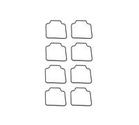 Lot de 8 joints toriques pour carburateur compatible avec ATC ATV ATC250 BIG RED 250 ATC350 TRX250 TRX350 TRX FOURTRAX 250 350