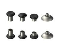 Lot de 8 joysticks analogiques magnétiques en métal argenté