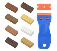 Lot de 8 Kit de Réparation de Cire dure, Cire de réparation de meubles pour Bois/Carrelage/Parquet/Laminé/Vinyle/Linoleum, Mastic de Cire pour les Rayures et les Trous tous les Meubles en Bois, Sol
