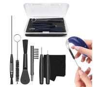 Lot de 8 kits de nettoyage pour appareils auditifs - Durable - Nettoyeur portable - Kit de nettoyage pour appareils auditifs - Lingettes de nettoyage pour appareils auditifs, lunettes, écouteurs