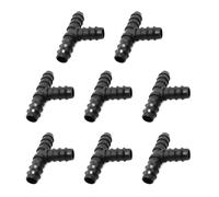 Lot de 8 kits de raccords cannelés d'irrigation goutte à goutte pour tuyau de 1,27 cm 16 mm de diamètre