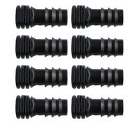 Lot de 8 kits de raccords cannelés d'irrigation goutte à goutte pour tuyau de 1,27 cm 16 mm de diamètre