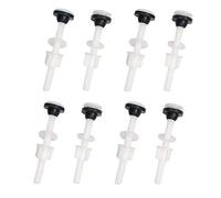 Lot de 8 kits de réparation en plastique pour réservoir de toilettes M10 avec vis et joint d'étanchéité