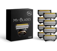 Lot De 8 Lames De Rasoir À 5 Lames, Lames De Rechange Compatibles Avec Gillette Fusion 5