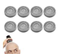 Lot de 8 lames de rechange compatibles avec les rasoirs Skull pour têtes de rasoir Pitbull Gold PRO/Pitbull Platinum Pro