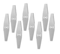 Lot de 8 lames de rechange en métal | Tête de scie universelle multifonction pour couper les mauvaises herbes et les brosses résistantes, compatible avec la plupart des débroussailleuses sans fil