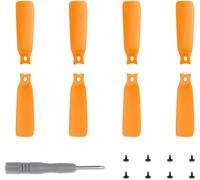 Lot De 8 Lames D'hélices Légères Compatibles Avec Dji Flip - Accessoires D'hélice À Dégagement Rapide - Accessoires D'hélice Pour Caméra Vlog (Orange)[Gopro1274]-Spider Instinct Orange