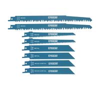 Lot de 8 lames pour scie sabre 150-240mm Erbauer