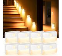 Lot de 8 Lampe LED Escalier Détecteur de Mouvement pour Escalier Lumiere Veilleuse Detecteur de Mouveme VEILLEUSE HORS PUERICULTURE