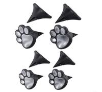 Lot de 8 lampes solaires d'extérieur en forme de patte de chat IP44 étanche Éclairage de jardin marche/arrêt pelouse pour décoration 9 x 9 x 9 cm (couleur)