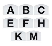 Lot de 8 lettres de dressage pour équitation - Équipement de dressage complet et résistant aux intempéries pour l'entraînement et les compétitions