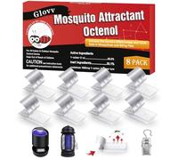 Lot de 8 leurres de rechange pour appâts anti-moustiques Octenol pour piège à insectes et pièges à mouches, compatible avec tous les pièges à moustiques volants