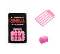 Lot de 8 leurres flottants en forme de glucides flottants pour pêche au parfum artificiel pour les rivières et les lacs qui attirent efficacement les poissons