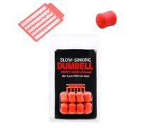 Lot de 8 leurres flottants en forme de glucides flottants pour pêche au parfum artificiel pour les rivières et les lacs qui attirent efficacement les poissons