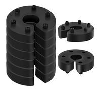 Lot de 8 limiteurs de débattement : limiteur de débattement universel de 13 mm avec positionnement 6 positions VA ou HA, clip de limitation de débattement de voiture, boucle de rechange pour la