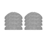 Lot De 8 Lingettes De Rechange For Aspirateur Robot Eufy L60, Lavables En Microfibre