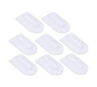 Lot de 8 Lisseurs de Glaçage pour Fondant, Décoration de Gâteau, Grattoir à Sucre, Outil de Décoration, Lisseur de Gâteau en Plastique pour Couvercles de Fudge avec Poignées,