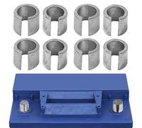 Lot de 8 manchons universels pour bornes de batterie de voiture, adaptateurs de borne d'anode pour bateau, camping-car, fourgonnette