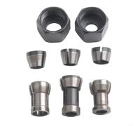 Lot de 8 mandrins de serrage pour machines à graver, 6 mm, 6 35 mm, 8 mm pour le travail du bois amélioré