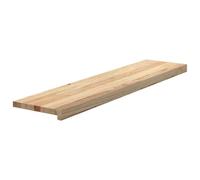 Lot de 8 marches d'escalier en chêne massif non traité, 110 x 25 x 2 cm | Bois de chêne robuste, surface lisse, utilisation polyvalente comme rebord de fenêtre ou étagère, nettoyage facile