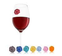 Lot de 8 marques verres Grappes plastique 8.00x11.00 cm