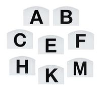 Lot de 8 marqueurs de dressage ABCEHKM lettres cônes de dressage cavaliers athlètes cônes d'entraînement Cônes de dressage portables Équipement d'entraînement pour chevaux, lettres de dressage pour