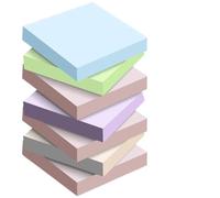 Lot de 8 marqueurs de page adhésifs colorés déchirés à la main pour le travail et les études (petite taille)