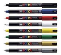 Lot de 8 marqueurs Posca PC-1MR pointe extra-fine calibrée G