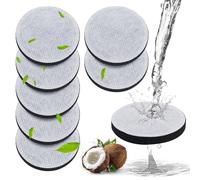 Lot de 8 MicroDisc Filtres à Eau pour Brita Fill & Go Bouteilles Filtrantes | Disques Filtrants à Eau Recharge, Élimine Efficacement Chlore, PFAS, Microparticules et Goûts Indésirables