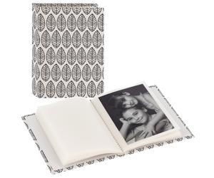 (LOT DE 8) Mini album HAMA pochettes sans mémo LA FLEUR - 40 pages blanches - 40 photos - Couverture Blanche 13x16,5cm