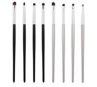 Lot de 8 mini pinceaux à estomper pour eyeliner, pinceaux de maquillage pour eyeliner, estompeur, fard à paupières, poudre, gel, crème, outil cosmétique professionnel