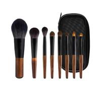 Lot de 8 mini pinceaux de maquillage pour cheveux, poudre, fond de teint, blush, estompeur