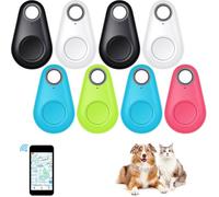 Lot de 8 mini traceurs GPS - Traceur Bluetooth portable - Dispositif anti-perte - Traceur pour enfants - Traceur Bluetooth pour