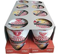 (LOT DE 8) Nissin Cup Noodle - Nouilles instantanée Japonaises au Boeuf (Lot de 8x67g)