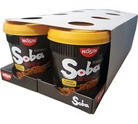 (LOT DE 8) Nissin - SOBA Japonais instantané de farine de blé Classique (Lot de 8x90g)