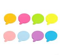 Lot de 8 notes colorées à bulles pour étudiants, enseignants - Onglets mémo pour listes de choses à faire 7 x 7 cm
