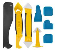 Lot De 8 Outils De Calfeutrage En Silicone, Outil De Retrait De Joint Avec Grattoir/Extracteur De Calfeutrage/Buse, Outil De Retrait De Joint D'étanchéité En Silicone Pour Salle De Bain Et Cuisine
