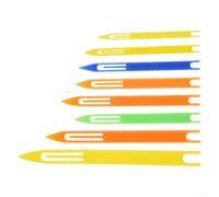 Lot de 8 outils de réparation d'aiguilles de filet de pêche avec volants d'inertie pour le tissage et l'entretien des filets de pêche